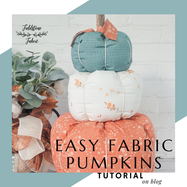 Easy Fabric Pumpkins
