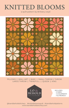 Load image into Gallery viewer, Knitted Blooms Quilt Pattern -Printed