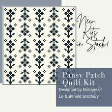 Load image into Gallery viewer, Pansy Patch Quilt Kit - Traditional Version