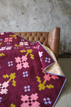 Load image into Gallery viewer, Pansy Patch Quilt Pattern -Printed