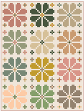 Load image into Gallery viewer, Knitted Blooms Quilt Kit - Modern Version
