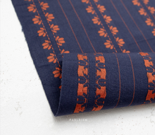 Load image into Gallery viewer, Fine and Dandy - Deco Stripe in Navy/Spice
