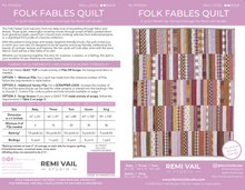 Load image into Gallery viewer, Folk Fables Quilt Kit