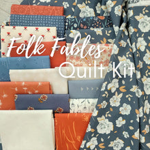 Load image into Gallery viewer, Folk Fables Quilt Kit
