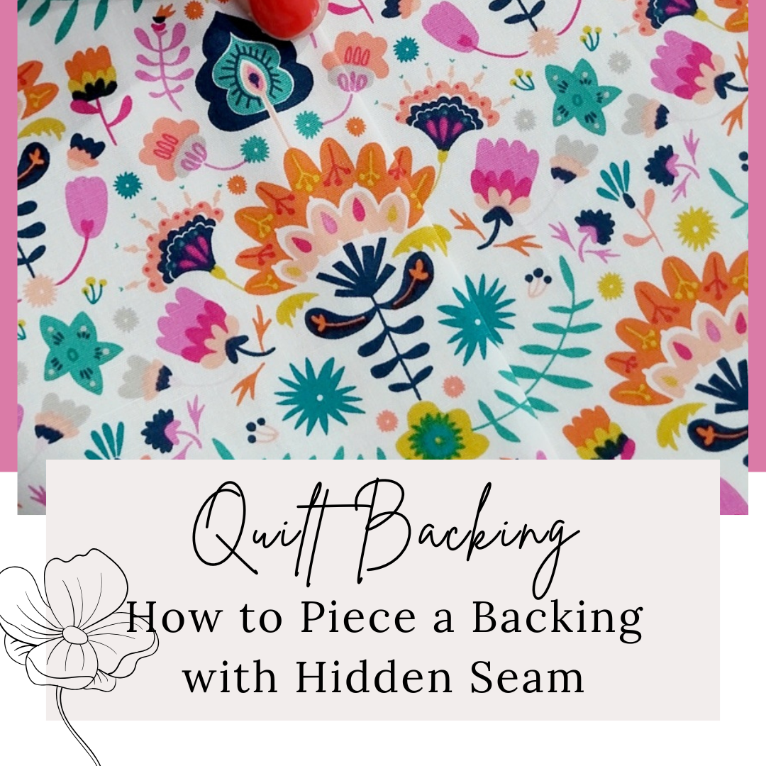 How to Piece a Backing with Hidden Seam – Fieldstone Fabric