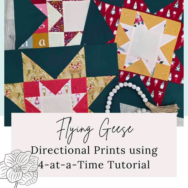 Tutorial: Flying Geese with Directional Print