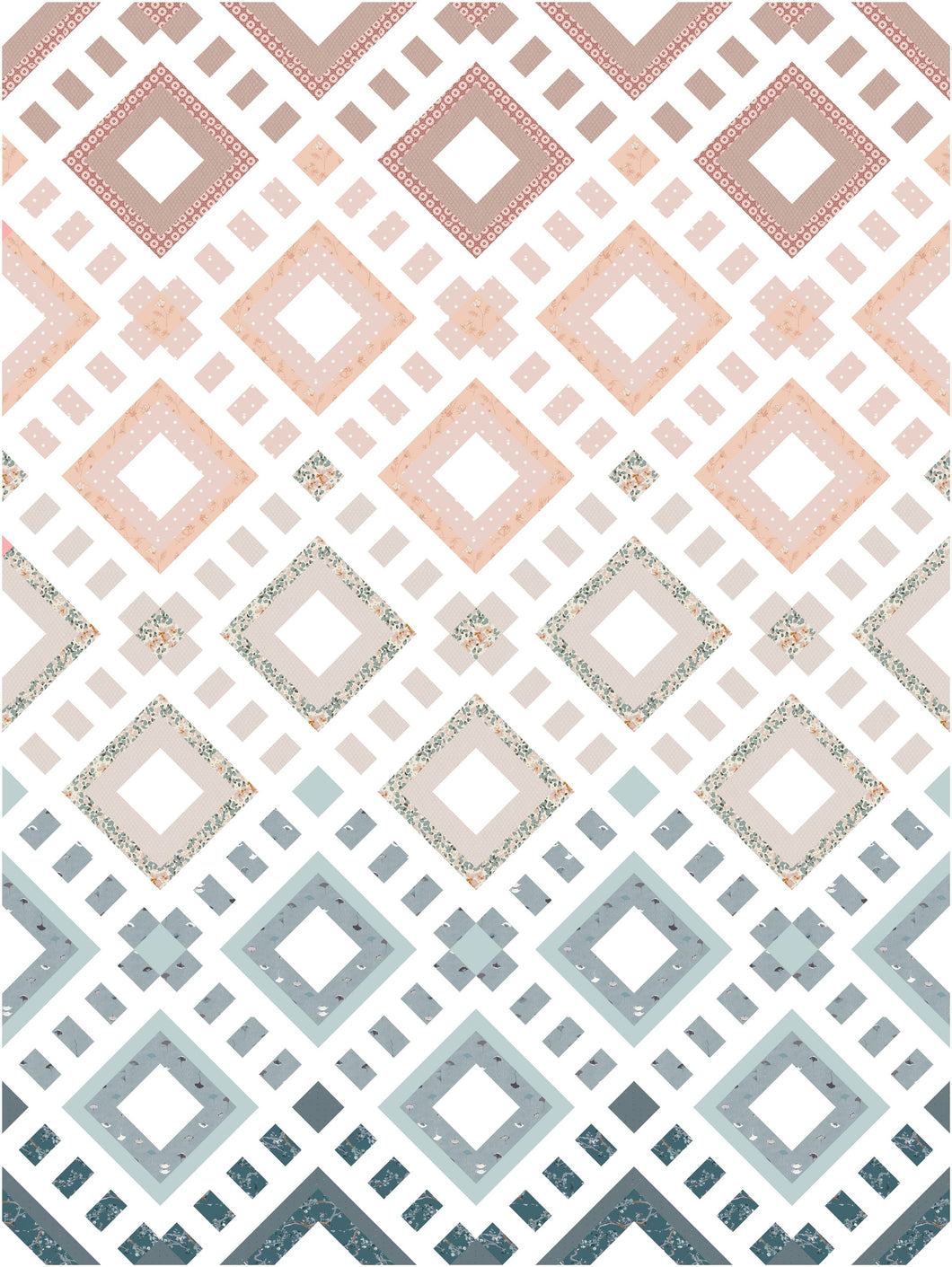 Rocking Chair Quilt Kit - Ombre Version