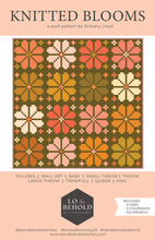 Load image into Gallery viewer, Knitted Blooms Quilt Pattern -Printed
