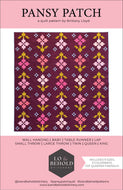 Pansy Patch Quilt Pattern -Printed