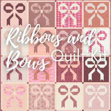 Load image into Gallery viewer, Ribbons and Bows Quilt Kit
