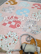 Patchwork Hearts Quilt Kit