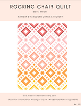 Load image into Gallery viewer, Rocking Chair Quilt Kit - Ombre Version
