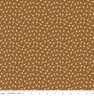 Blush 'n Butterscotch Ditsy Floral Cinnamon