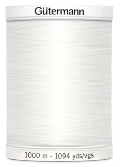 Sew-All Polyester All Purpose Thread 1000m/1094yds - White