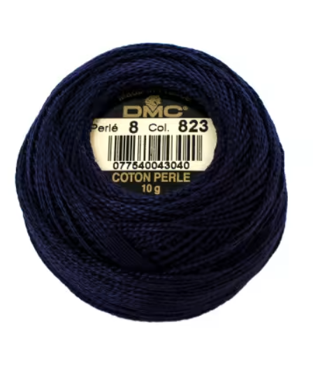 Pearl Cotton Thread Size 8 - Dark Navy