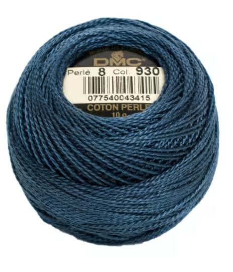 Pearl Cotton Thread Size 8 - Dark Antique Blue