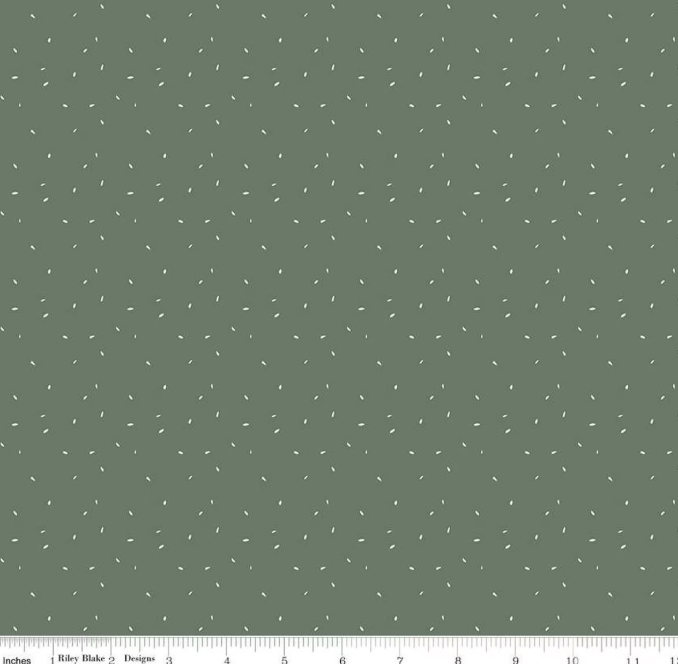Olive Grove Dots Green