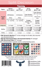 Load image into Gallery viewer, Split Decision Hearty Quilt - Printed Booklet

