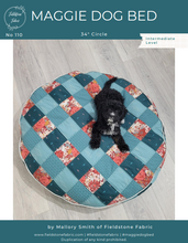 Load image into Gallery viewer, Maggie Dog Bed Quilt Pattern - PDF Printable
