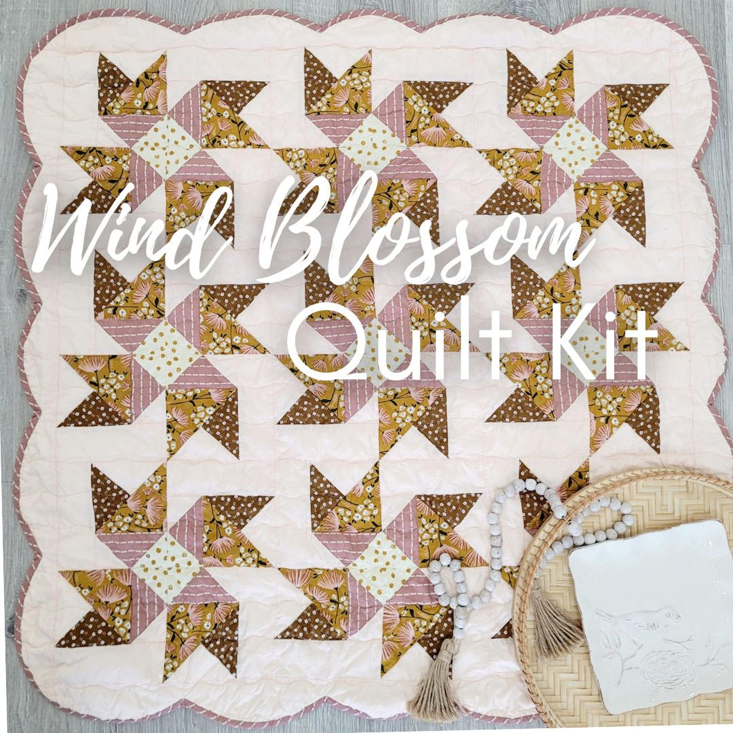 Wind Blossom Quilt Kit