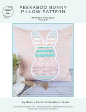 Load image into Gallery viewer, Peekaboo Bunny Pillow Pattern cover
