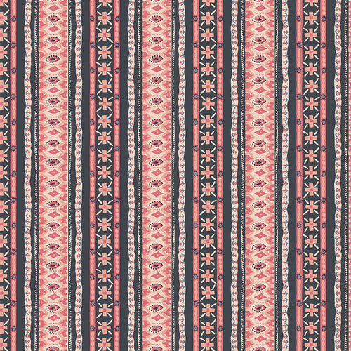 deep roots fabric pink and blue